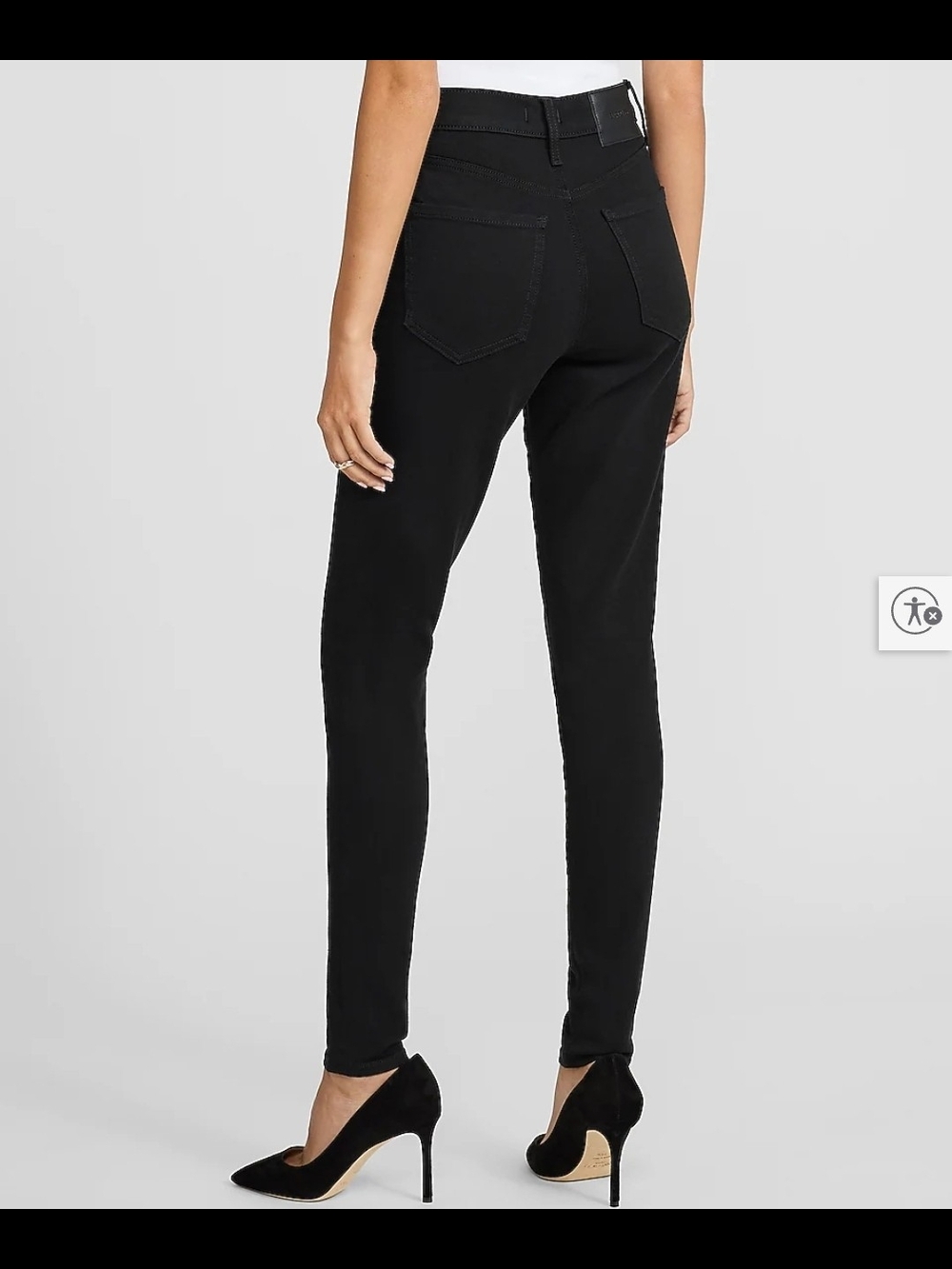 Express Black Mid Rise Skinny Women's Jeans 10R